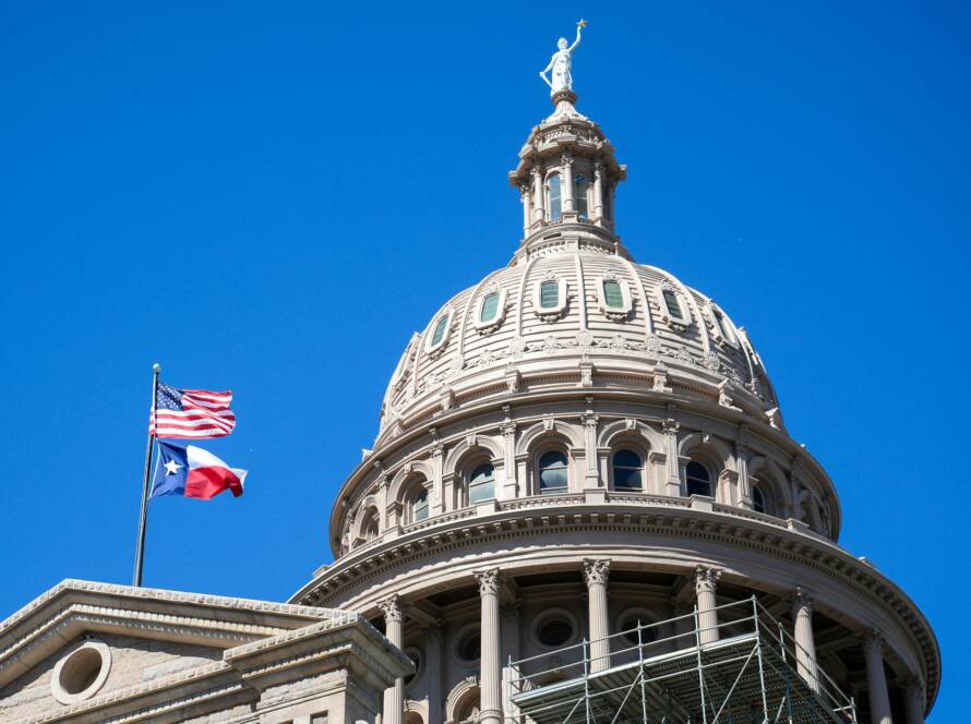 dome of the texas legislature